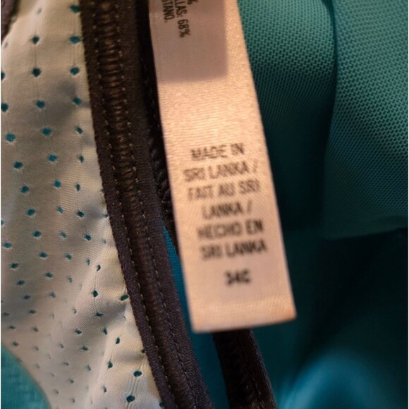 Victoria Secret Sports Bra 34C Underwire Teal Womens Deadstock Retro Vsx - Picture 7 of 16
